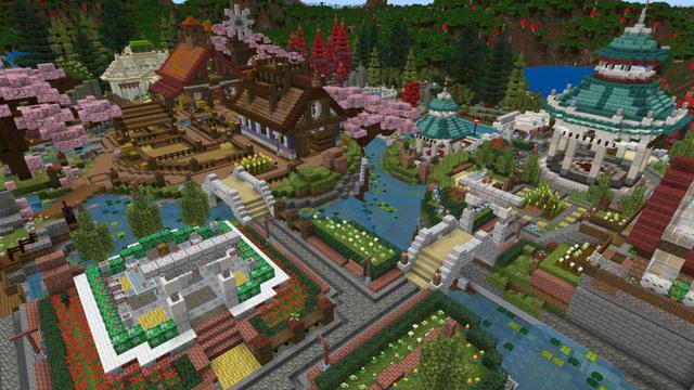 Screenshot of the Minecraft Bedrock Marketplace product Victorian House created by Maca Designs.