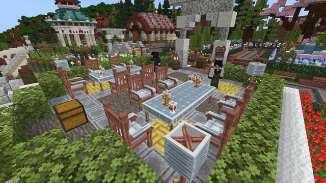 Screenshot of the Minecraft Bedrock Marketplace product Victorian House created by Maca Designs.