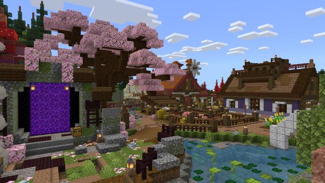 Screenshot of the Minecraft Bedrock Marketplace product Victorian House created by Maca Designs.