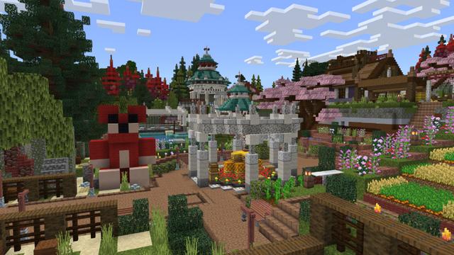Screenshot of the Minecraft Bedrock Marketplace product Victorian House created by Maca Designs.