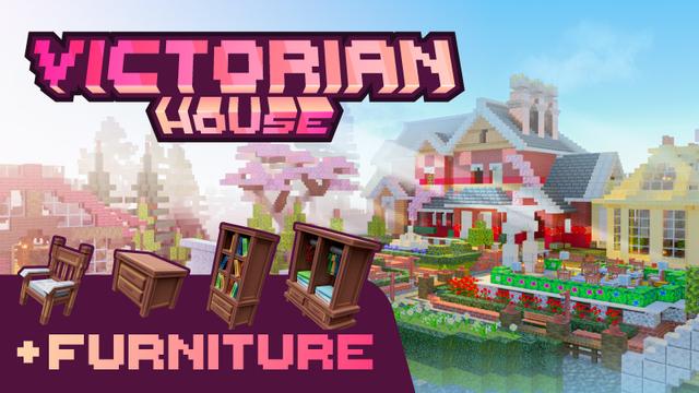 Thumbnail of the Minecraft Bedrock Marketplace product Victorian House created by Maca Designs.