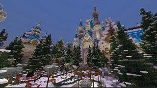 Screenshot of the Minecraft Bedrock Marketplace product Winter Paradise created by Maca Designs.