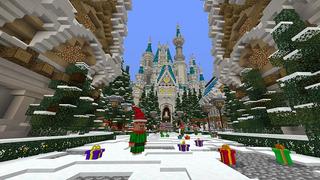 Screenshot of the Minecraft Bedrock Marketplace product Winter Paradise created by Maca Designs.