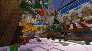 Screenshot of the Minecraft Bedrock Marketplace product Winter Paradise created by Maca Designs.