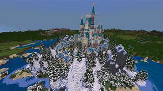 Screenshot of the Minecraft Bedrock Marketplace product Winter Paradise created by Maca Designs.