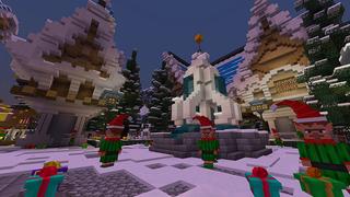 Screenshot of the Minecraft Bedrock Marketplace product Winter Paradise created by Maca Designs.