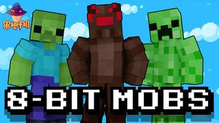 Thumbnail of the Minecraft Bedrock Marketplace product 8-Bit Mobs created by Magefall.