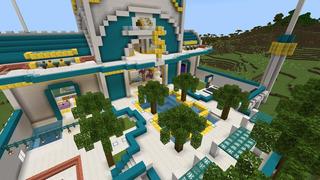 Screenshot of the Minecraft Bedrock Marketplace product Billionaire Mega Mansion created by Magefall.
