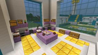 Screenshot of the Minecraft Bedrock Marketplace product Billionaire Mega Mansion created by Magefall.
