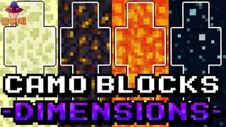 Thumbnail of the Minecraft Bedrock Marketplace product Camo Blocks: Dimensions created by Magefall.