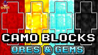 Thumbnail of the Minecraft Bedrock Marketplace product Camo Blocks: Ores & Gems created by Magefall.