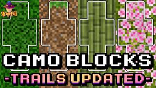 Thumbnail of the Minecraft Bedrock Marketplace product Camo Blocks: Trails Updated created by Magefall.
