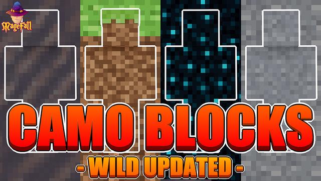Thumbnail of the Minecraft Bedrock Marketplace product Camo Blocks: Wild Updated created by Magefall.