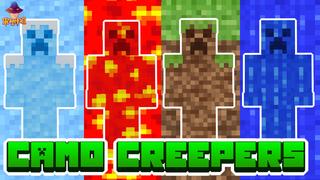Thumbnail of the Minecraft Bedrock Marketplace product Camo Creepers created by Magefall.