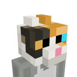 Thumbnail of the Minecraft Bedrock Marketplace product Cat Head Calico created by Magefall.