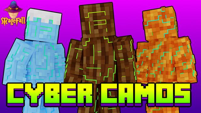 Thumbnail of the Minecraft Bedrock Marketplace product Cyber Camos created by Magefall.
