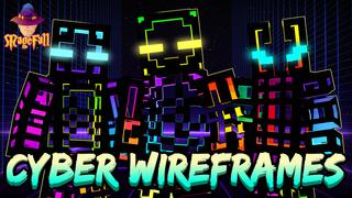 Thumbnail of the Minecraft Bedrock Marketplace product Cyber Wireframes created by Magefall.