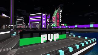 Screenshot of the Minecraft Bedrock Marketplace product Cyberpunk City created by Magefall.