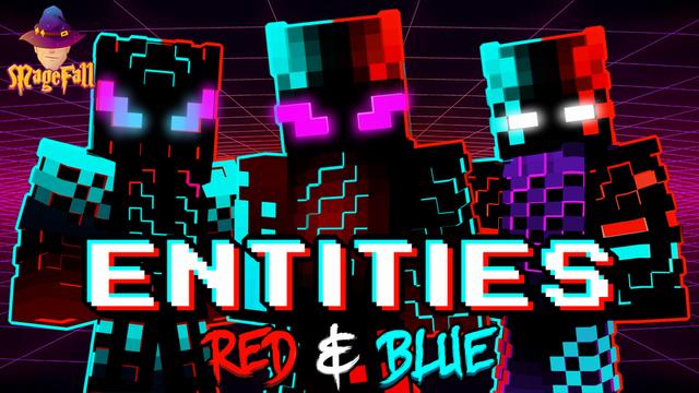 Thumbnail of the Minecraft Bedrock Marketplace product Entities: Red & Blue created by Magefall.