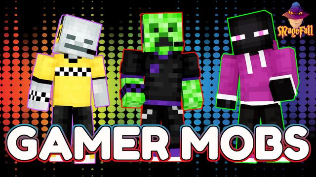 Thumbnail of the Minecraft Bedrock Marketplace product Gamer Mobs created by Magefall.