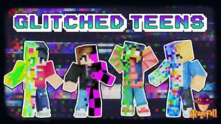 Thumbnail of the Minecraft Bedrock Marketplace product Glitched Teens created by Magefall.