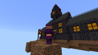 Screenshot of the Minecraft Bedrock Marketplace product Halloween Skyblock created by Magefall.