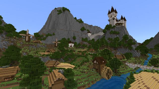 Screenshot of the Minecraft Bedrock Marketplace product Kingdom Valley created by Magefall.
