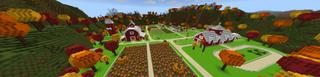 Panorama of the Minecraft Bedrock Marketplace product Learn all about: Farms created by Magefall.