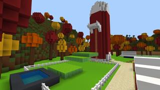 Screenshot of the Minecraft Bedrock Marketplace product Learn all about: Farms created by Magefall.