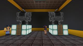 Screenshot of the Minecraft Bedrock Marketplace product Mech Suits created by Magefall.