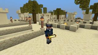 Screenshot of the Minecraft Bedrock Marketplace product Mega Desert Base created by Magefall.