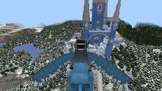 Screenshot of the Minecraft Bedrock Marketplace product Mega Ice Castle Base created by Magefall.