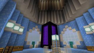 Screenshot of the Minecraft Bedrock Marketplace product Mega Ice Castle Base created by Magefall.