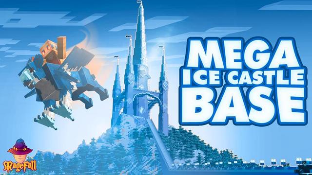 Thumbnail of the Minecraft Bedrock Marketplace product Mega Ice Castle Base created by Magefall.