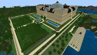 Screenshot of the Minecraft Bedrock Marketplace product Mega Mansion created by Magefall.