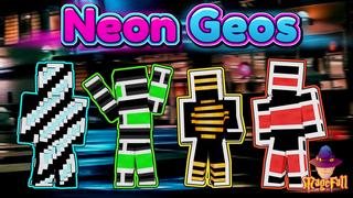 Thumbnail of the Minecraft Bedrock Marketplace product Neon Geos created by Magefall.