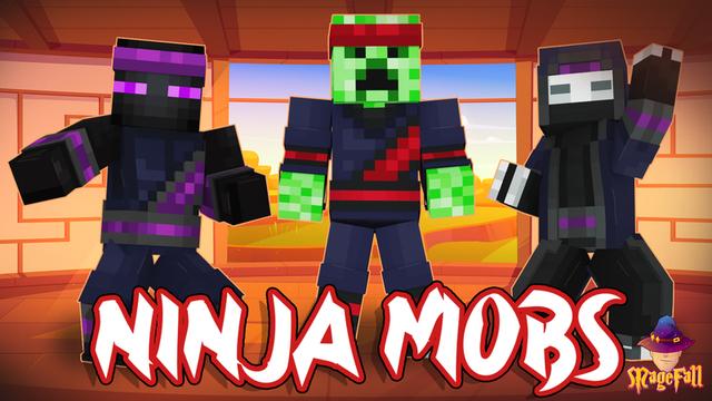 Thumbnail of the Minecraft Bedrock Marketplace product Ninja Mobs created by Magefall.