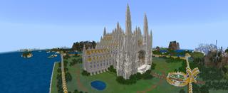 Panorama of the Minecraft Bedrock Marketplace product Paladin Sanctuary created by Magefall.