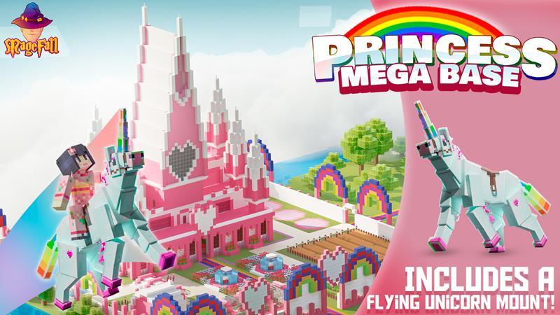 Princess Mega Base by Magefall | CHUNK - Minecraft Bedrock Marketplace ...