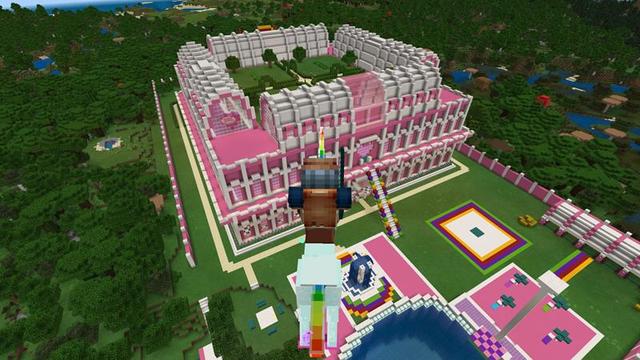 Screenshot of the Minecraft Bedrock Marketplace product Princess Mega Mansion created by Magefall.
