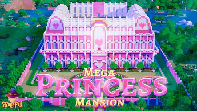 Thumbnail of the Minecraft Bedrock Marketplace product Princess Mega Mansion created by Magefall.