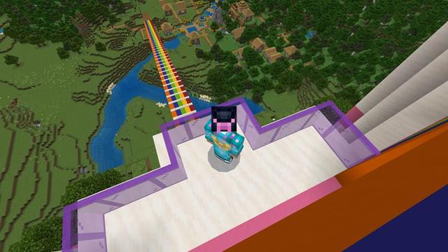 Screenshot of the Minecraft Bedrock Marketplace product Princess Sky Castle created by Magefall.