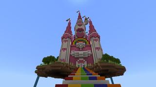 Screenshot of the Minecraft Bedrock Marketplace product Princess Sky Castle created by Magefall.