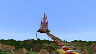 Screenshot of the Minecraft Bedrock Marketplace product Princess Sky Castle created by Magefall.