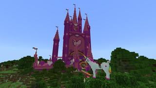 Screenshot of the Minecraft Bedrock Marketplace product Princess Unicorns created by Magefall.