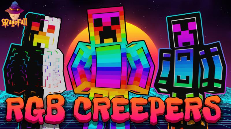 RGB Creepers by Magefall | CHUNK - Minecraft Bedrock Marketplace Explorer