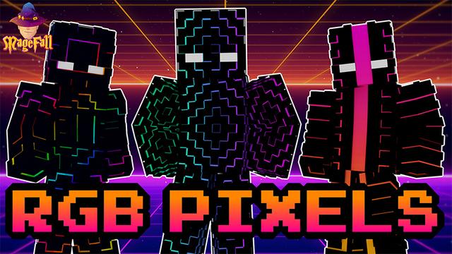 Thumbnail of the Minecraft Bedrock Marketplace product RGB Pixels created by Magefall.