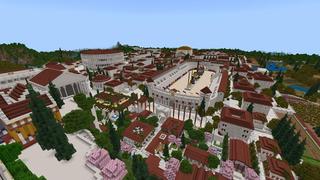 Screenshot of the Minecraft Bedrock Marketplace product Rome created by Magefall.