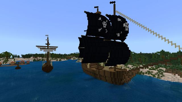 Screenshot of the Minecraft Bedrock Marketplace product Salty Shores created by Magefall.