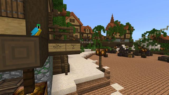 Screenshot of the Minecraft Bedrock Marketplace product Salty Shores created by Magefall.